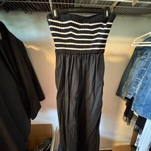 Universal thread strapless midi dress with sweater top